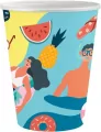 Kubeczki papierowe Summer - Let's Party 250ml - tantis.pl