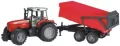 Traktor Massey Ferguson 7480 z przyczepą wywrotką - tantis.pl