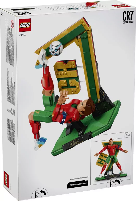 LEGO® Cristiano Ronaldo — piłkarska legenda 43016 - tantis.pl