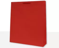 Torebki prezentowe jednobarwna T9 czerwona 10 sztuk