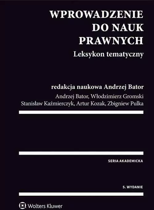 Wprowadzenie do nauk prawnych. Leksykon tematyczny - tantis.pl