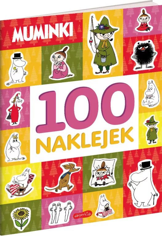 Muminki. 100 naklejek - tantis.pl