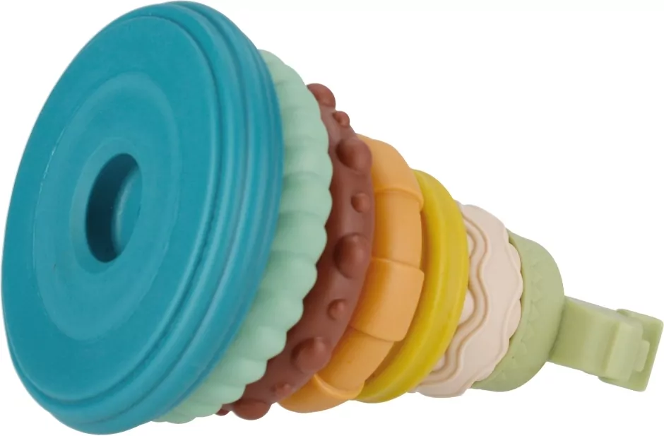 Piramidka edukacyjna pastel mix BAM BAM - tantis.pl