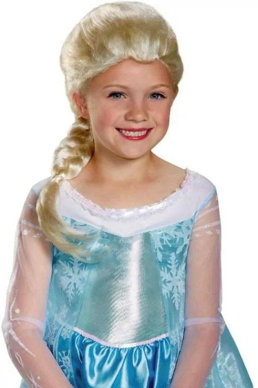 Peruka Elsa- Frozen rozmiar uniwersalny - tantis.pl