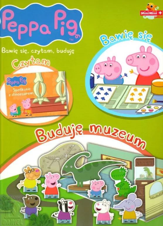 Peppa Pig. Bawię się, czytam, buduję nr 4 Buduję muzeum - tantis.pl
