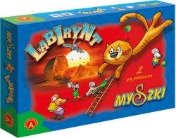 Labirynt. Myszki. 2 gry planszowe ALEXANDER