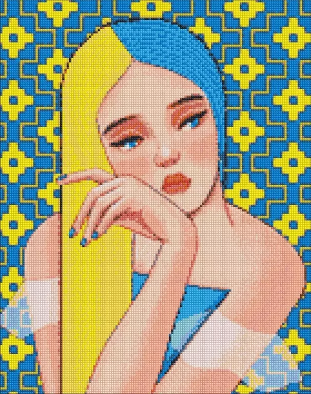 Diamentowa mozaika - Niewzruszony... 40x50cm - tantis.pl