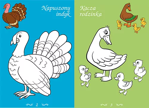 Zwierzęta według wzoru. Zadania do kolorowania - tantis.pl