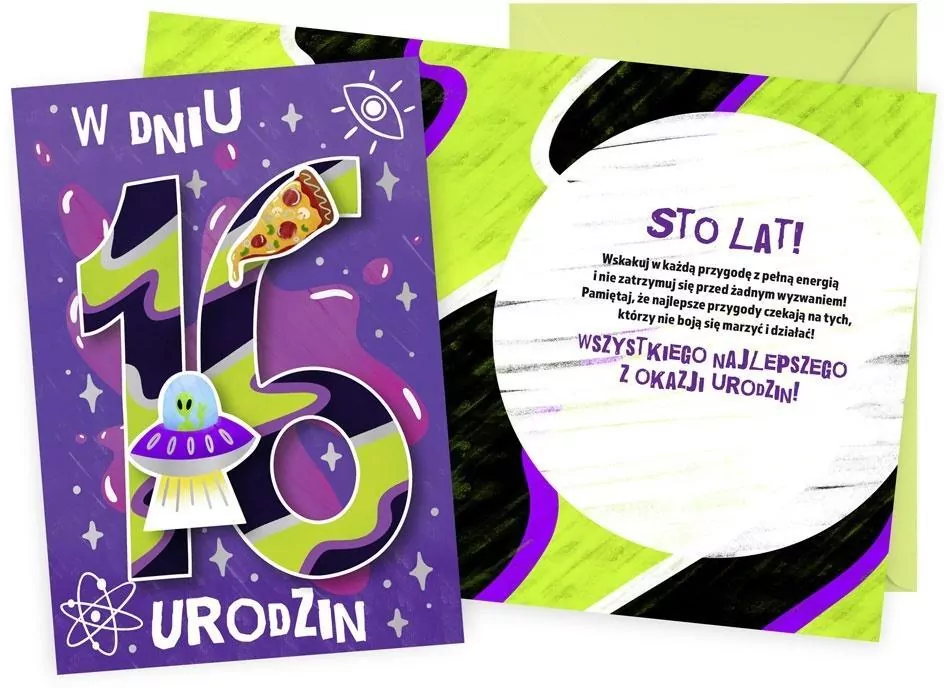Karnet Urodziny 16 - tantis.pl