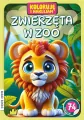 Koloruję i naklejam, Zwierzęta w zoo - tantis.pl