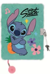 Pamiętnik z kłódką A5/96K włochacz Stitch