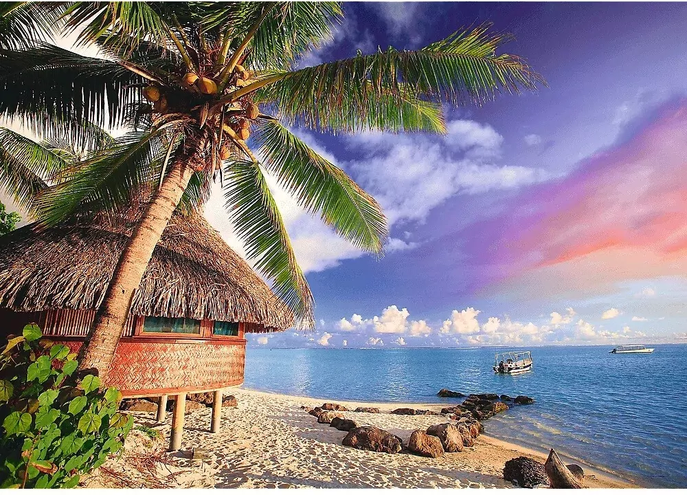 Puzzle 500. Wyspa Bora-Bora. 37485 - tantis.pl
