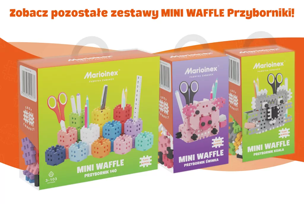 Mini Waffle Przybornik. Świnka - tantis.pl