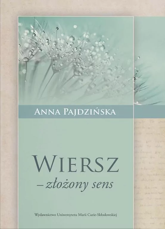 Wiersz - złożony sens - tantis.pl