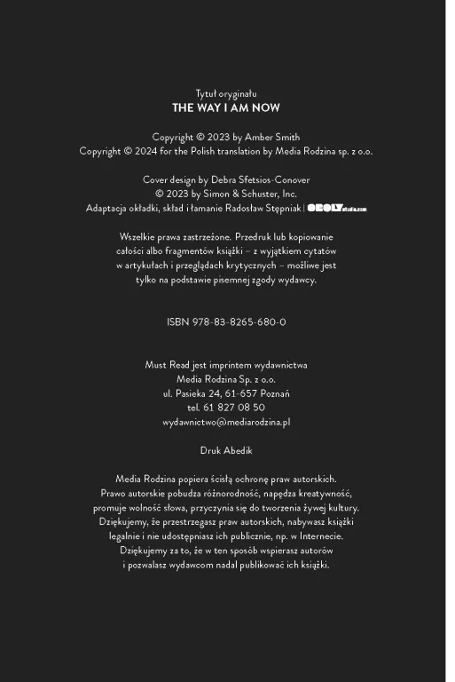 Już zawsze będę sobą - tantis.pl