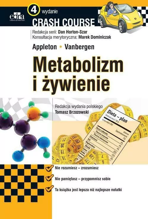 Metabolizm i żywienie. Crash Course - tantis.pl