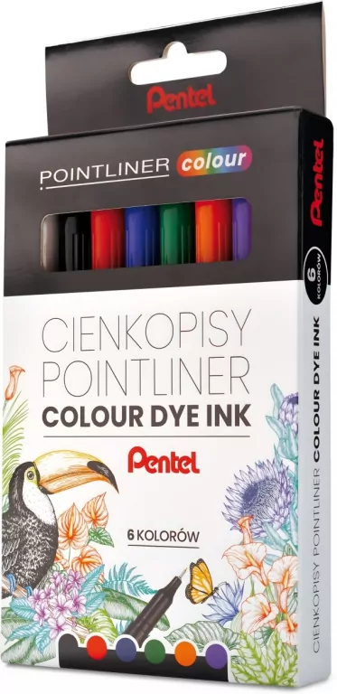Cienkopis pointliner S40-ST 6 kolorów - tantis.pl
