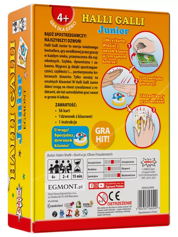 Egmont. Halli Galli Junior - tantis.pl