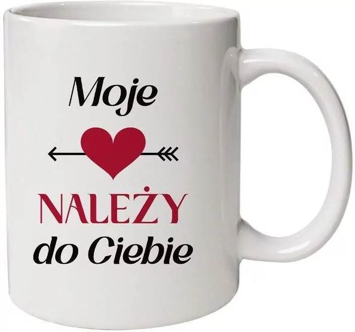 Kubek prezentowy Moje serce należy do Ciebie - tantis.pl