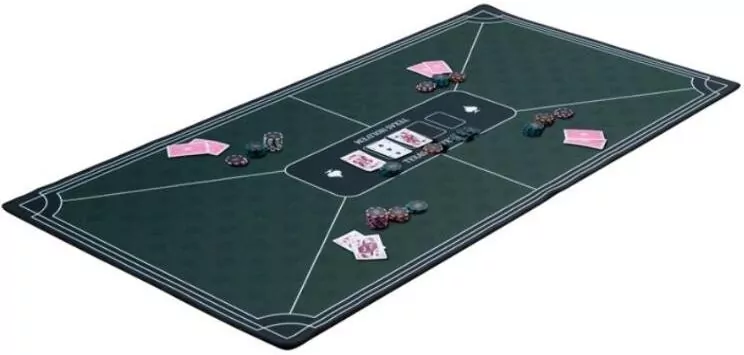 Mata do pokera zielona 118x59cm - tantis.pl