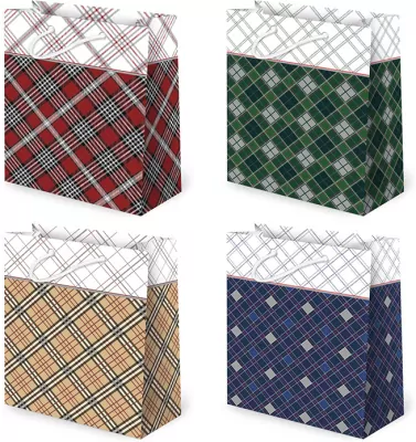 Torebki ozdobne TD-50 Kratki szkockie 10 sztuk