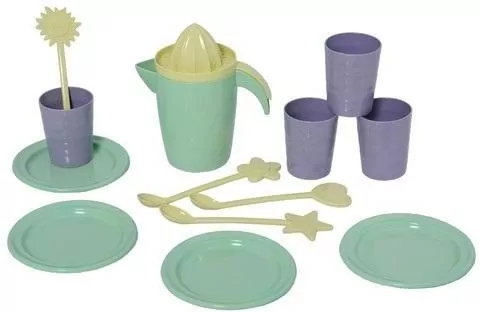 Zestaw naczyń piknikowych z bioplastiku 14 części - tantis.pl