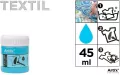 Farba do tkanin 45ml lazurowa - tantis.pl