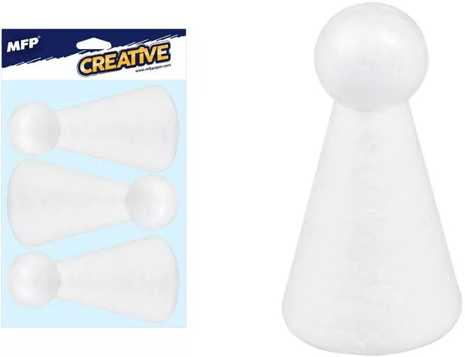 Anioł gładki 11cm 3 sztuki - tantis.pl