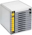Szafka na dokumenty 10 szufl. metalowa YELLOW ONE - tantis.pl