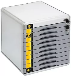 Szafka na dokumenty 10 szufl. metalowa YELLOW ONE