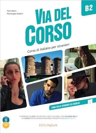 Via del Corso B2 podręcznik + ćwiczenia + 2 CD - tantis.pl