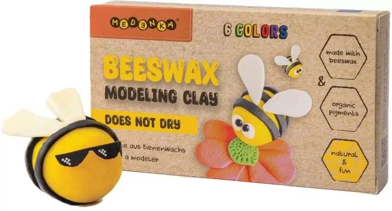 Medenka. Modelina z wosku pszczelego, 6 kolorów - tantis.pl