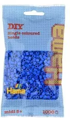 Hama Midi Koraliki w woreczku 1000 jasnoniebieskie - tantis.pl