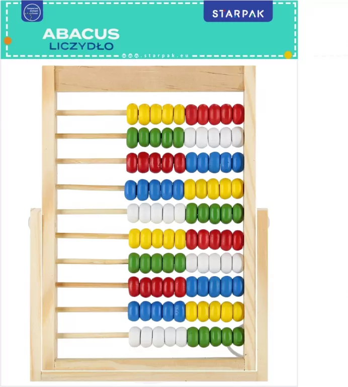 Liczydło drewniane 10 rzędów - tantis.pl