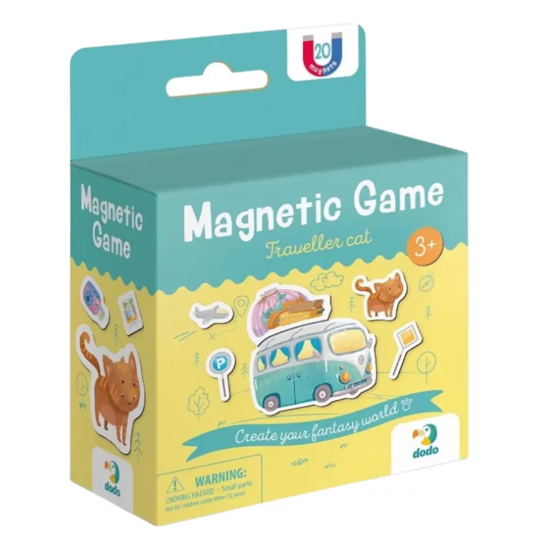 Kot podróżnik. Gra magnetyczna - tantis.pl