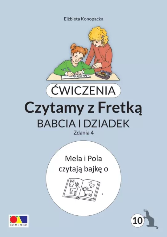 Ćwiczenia. Czytamy z Fretką cz.10 Babcia i dziadek - tantis.pl