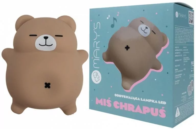 Lampka LED oddychająca Miś Chrapuś - tantis.pl