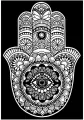 Kolorowanka Welwetowa 29,7x21cm Dłoń Fatimy - tantis.pl