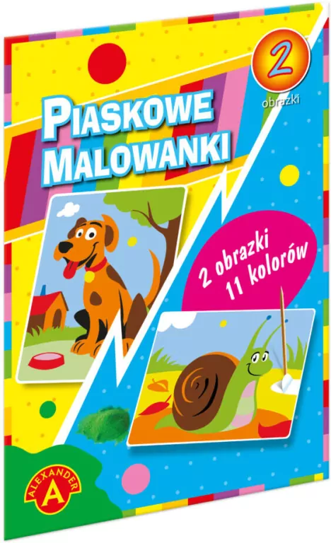 Piaskowe malowanki: Pies, ślimak - tantis.pl