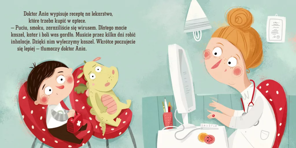 Pucio u lekarza. Uczę się z Puciem - tantis.pl