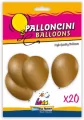 Balony metaliczne złote 26cm - tantis.pl