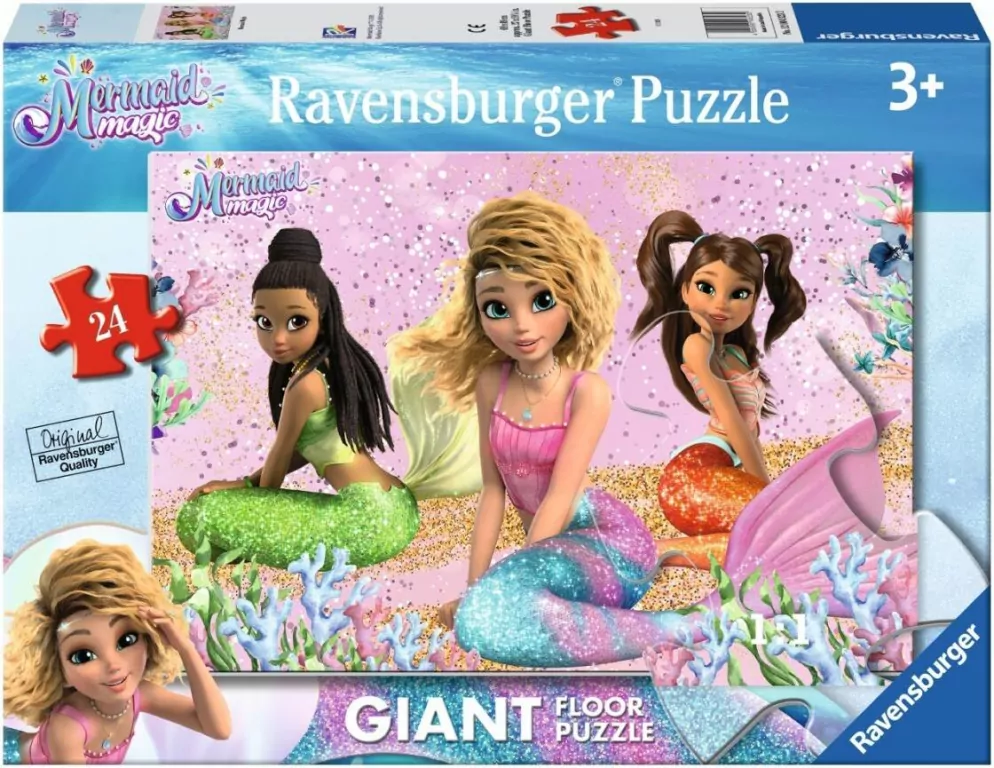 Puzzle 24 Mermaid Magic Giant - tantis.pl