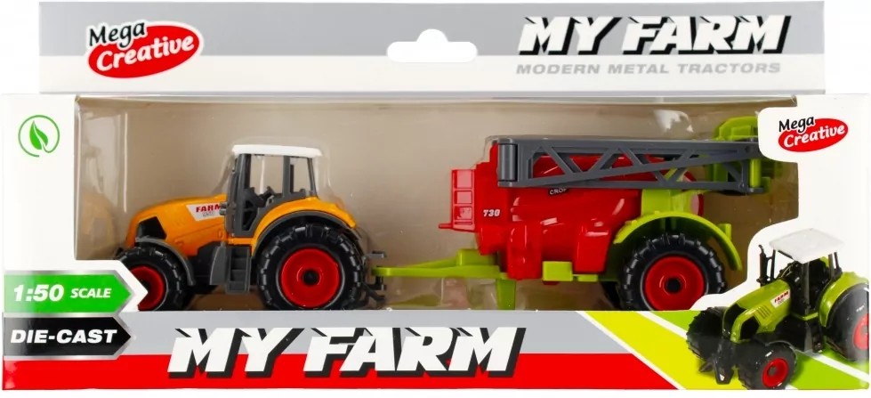 Traktor metalowy Moje Ranczo 22cm - tantis.pl