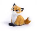 Lisek deko jasny brąz 7cm - tantis.pl