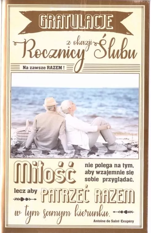 Kartka okolicznościowa Rocznica Ślubu R01 - tantis.pl