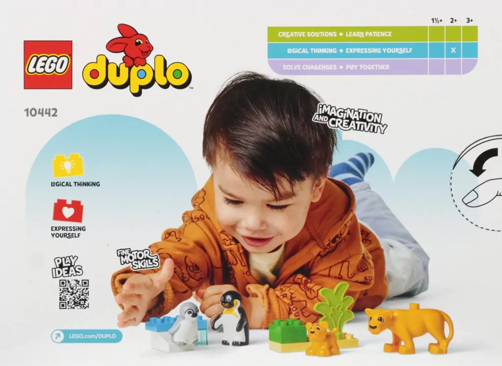 LEGO® Duplo. Rodziny dzikich zwierząt: pingwiny i lwy. 10442 - tantis.pl