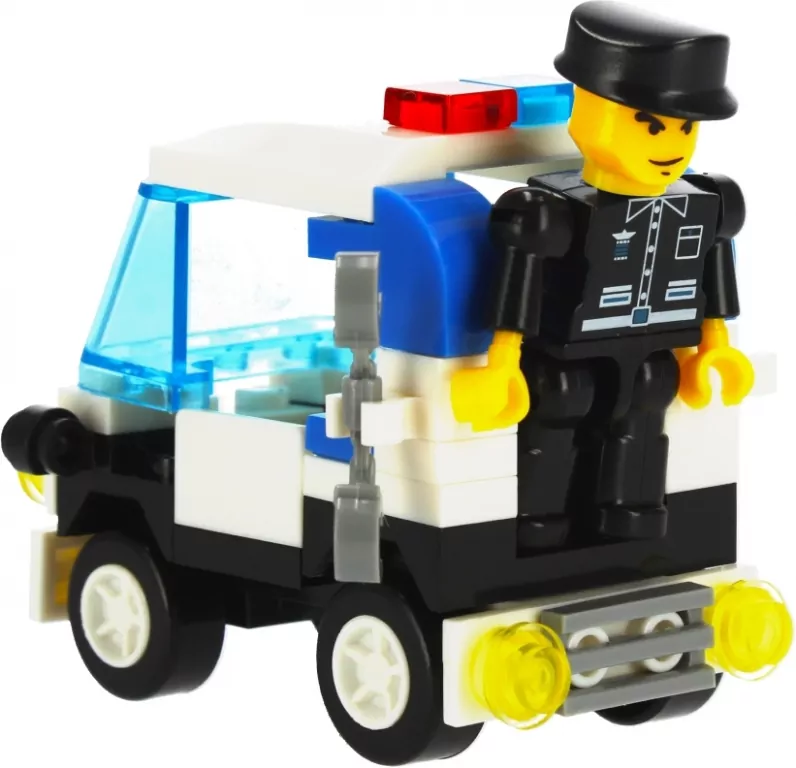 Klocki konstrukcyjne Policja mix ALLEBLOX - tantis.pl