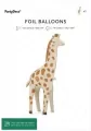 Balon foliowy stojący żyrafa 49x114cm - tantis.pl