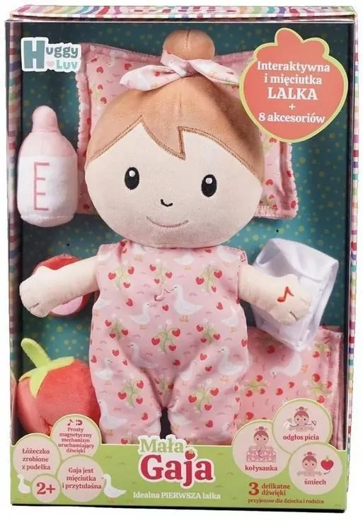 Lalka Huggy interaktywna Gaja z akcesoriami - tantis.pl