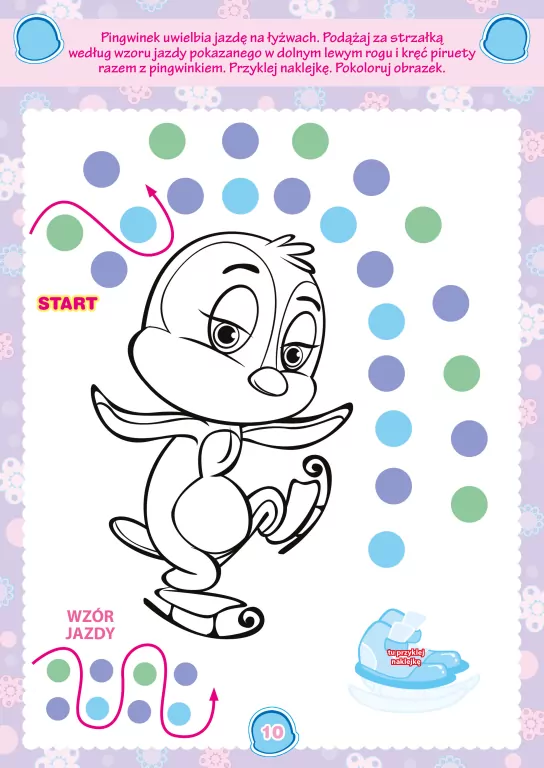 Słodkie kolorki. Pingwinki - tantis.pl